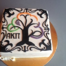 Торт для праздника компании с эмблемой заказать в Минске