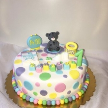 Детский тортик на первый день рождения заказать в Минске.