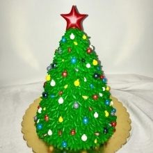 Новогодний праздничный торт ёлка заказать недорого в Минске.