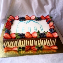Торт с логотипом заказать в Минске