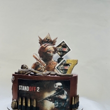 Торт в стиле игры "Standoff 2"