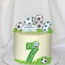 Торт выполненный в футбольной тематике заказать в Минске недорого.