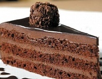Домашний шоколадный тортик.
