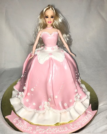 Торт кукла кремовый (75 фото)