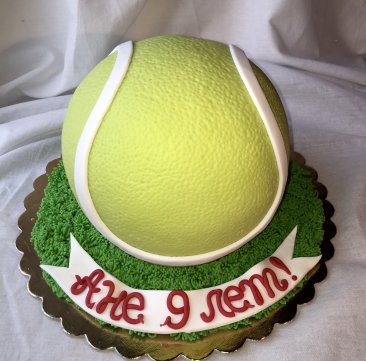 торт в виде мяча